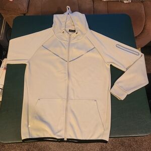 Cream Full-Zip Hoodie